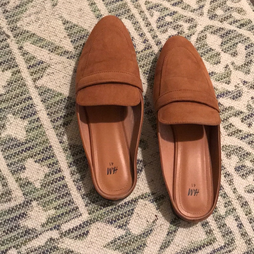 Brown/Cognac color H&M mules